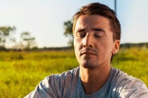 Danish Man Meditating